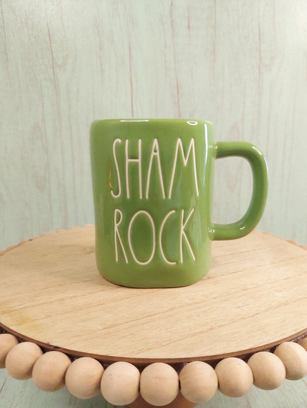 Rae Dunn SHAMROCK Mug